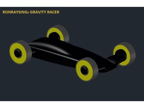 yerçekimi racer 3d baskı 3dprintable yazıcı çizgi araba tasarım sürüklenme fidget spinner oyuncak hediye model monmon orijinal yarış ronraysing kaymak oyuncaklar tekerlek 3d print model - Mito3D