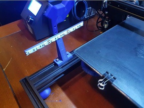 led light strip holder cr-10 cr-10s 3d printer accessories 3d print model - Mito3D