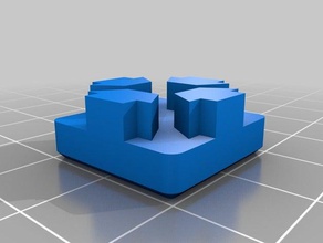 flsun cube 3d tapa printer parts 3d print model - Mito3D