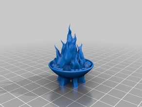 brazier toys & games d&d minis dungeons dragons openforge 3d print model - Mito3D