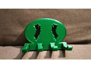 geliştirilmiş corgi 4x tasma kanca evcil hayvan cardigan welsh köpek tasması kapı sahibi pebmroke duvar 3d print model - Mito3D