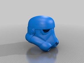 star wars rebeldes storm trooper capacete A impressão 3d 3d print model - Mito3D