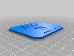 famiglia di placca segni e loghi preventivo 3d print model - Mito3D
