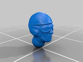 piloto 3d de cabeza móvil r c vehículos 3d print model - Mito3D