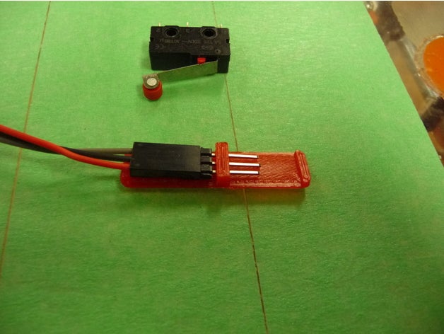 3 pin dupont de interconexão eletrônica arduino conector o interruptor limite servo fiação presilha 3D print model - Mito3D