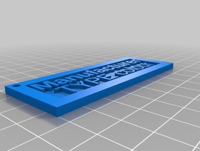 material sample 3d print model - Mito3D