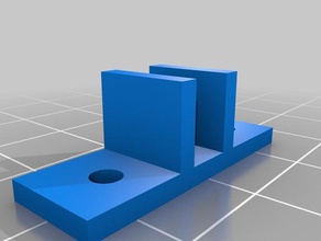 zwischenwandhalter f r schubladen organização halter wandhalterung 3d print model - Mito3D