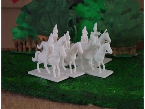 napoleonics - part 6 cuirassiers toy & game accessories 28mm french historical napoleonic wargaming 3d print model - Mito3D