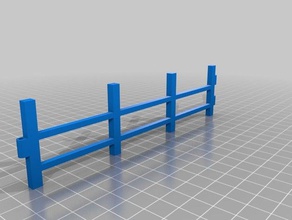 simple fence toys & games 3d print model - Mito3D