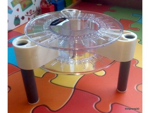 taburete realizado vacío de cola los hogares niño niños vacía la bobina kid reciclados reciclado silla 3d print model - Mito3D