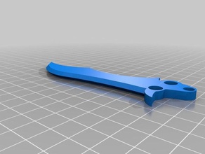 completamente stampabile butterfly knife La stampa 3d balisong fusion360 3d print model - Mito3D
