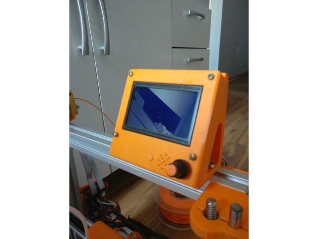 case 12864 graphic lcd 3030 aluminium profile 3d printer parts 3D print model - Mito3D