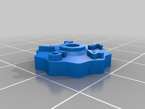 small bed leveling thumb wheel 3d printer accessories thumbwheel 3d print model - Mito3D