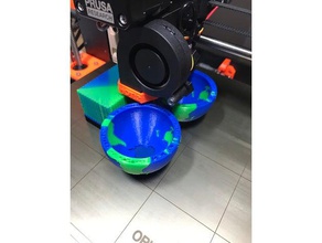 multi-color world hollow stand sculptures 3d print model - Mito3D