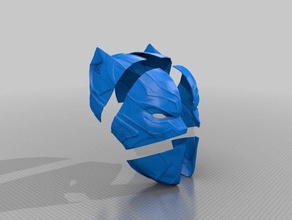 pantera negra casco La impresión en 3d 3d print model - Mito3D