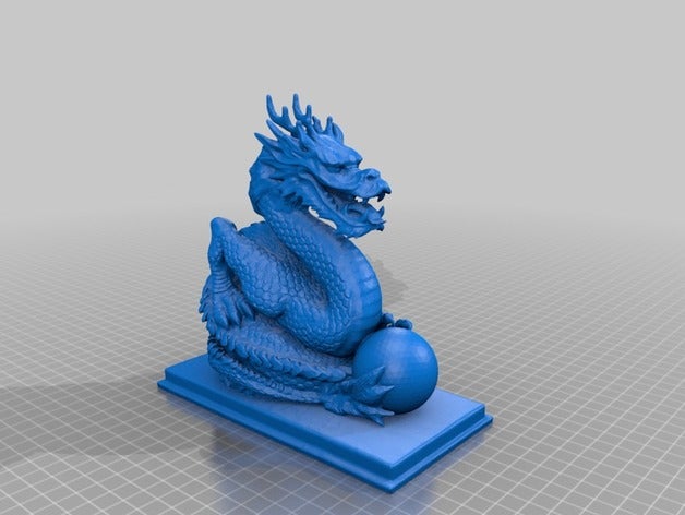 dragon fisso 3D print model - Mito3D