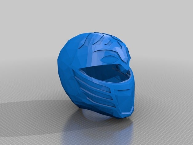 white ranger helmet - mighty morphin power rangers costume cosplay mmpr 3D print model - Mito3D