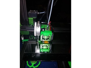 parametric tevo cr10 dial gauge adapter 3d printer accessories tornado 3d print model - Mito3D