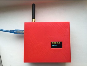 Gehäuse, arduino mega + gps rn2483 oled-display diy lora oled ttn 3d print model - Mito3D