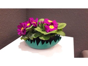 ovo pote decoração a páscoa de flor vaso flores 3d print model - Mito3D