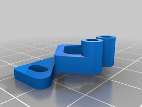 dart board cupbord clip replacement parts 3d print model - Mito3D