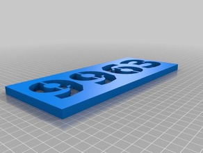 ftc team number 3d printing 3d print model - Mito3D