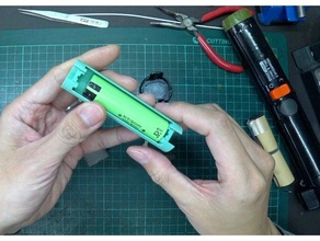 national ez503 use 18650 battery holder electronics 3d print model - Mito3D