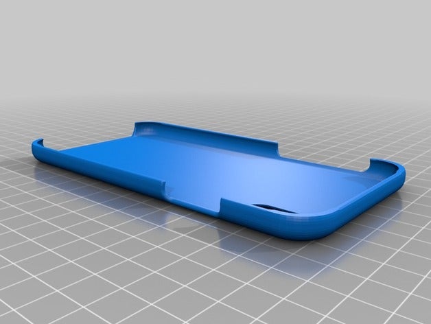 iphone x caso nessun bordo telefono cellulare 3D print model - Mito3D