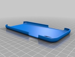 iphone x cas sans bord téléphone mobile 3d print model - Mito3D