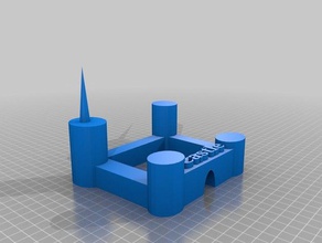 fantastico castello sculture 3d print model - Mito3D