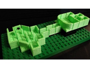 mini dungeon tile stairs columns games 3d print model - Mito3D