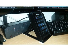 stand infinitton pantalla de teclado equipo 3d print model - Mito3D