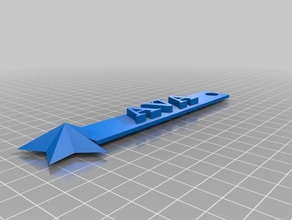 ava's key chain 3d printing 3d print model - Mito3D