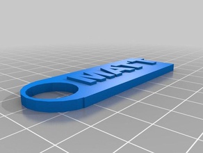 name keychain 3d printing 3d print model - Mito3D