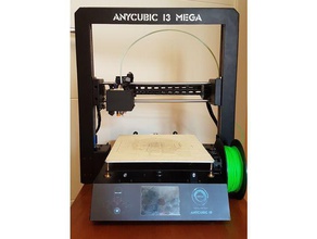 anycubic i3 mega printed x axis cable chain stock 3d printers 3d print model - Mito3D