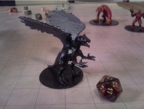 vrock jeux abîme abyssale d&d démon diable le mdn donjons & dragons fiend l'enfer pathfinder 3d print model - Mito3D