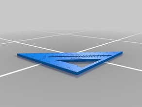 set carré des outils à main terrain prêt outil de mesure 3d print model - Mito3D