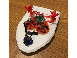 whoover frame de pouco peso r c veículos tinywhoop pequeno grito pequena whoov upa 3d print model - Mito3D