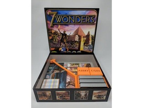7 wonders insert toy & game accessories 7wonders world board games boardgame boardgames 3d print model - Mito3D