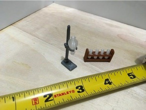 1 18 escala separatory funil de suporte playsets química miniaturas ilimitado aventuras 3d print model - Mito3D