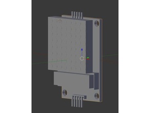 8x8 led matriz módulo de modelo eletrônica 3d print model - Mito3D