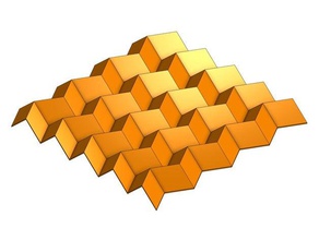 miura-ori pattern art miura miura-ori origami pattern tessellation zig-zag