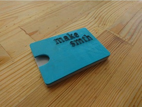 business card holder accessori 3d print model - Mito3D