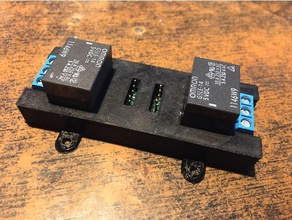 pololu boîte relais de l'électronique la cas le couvercle titulaire module mont protection l' protecteur contrôle à distance robot bras robotique servo mount 3d print model - Mito3D