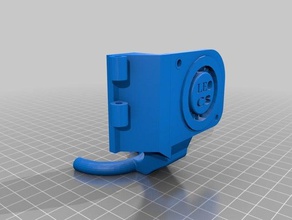 mr camarium 3d printer accessories anet a8 mods upgrade extruder fan holder 3d print model - Mito3D