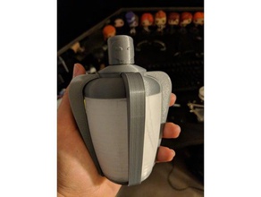 kayıt plazmid şişe sahne adafruit tüy neopixel yüzük 3d print model - Mito3D