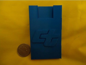caltrans de negocios titular la tarjeta oficina visita caso dispensador 3d print model - Mito3D