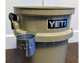 yeti loadout bucket can holder - solid 3d printing 3d print model - Mito3D