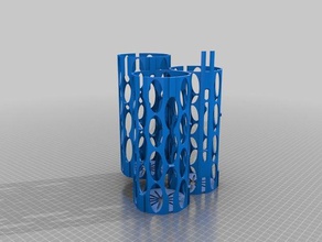 wine rack modular stackable household supplies 3d print model - Mito3D