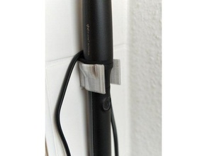 ghd curl wand holder bathroom curling iron 3d print model - Mito3D